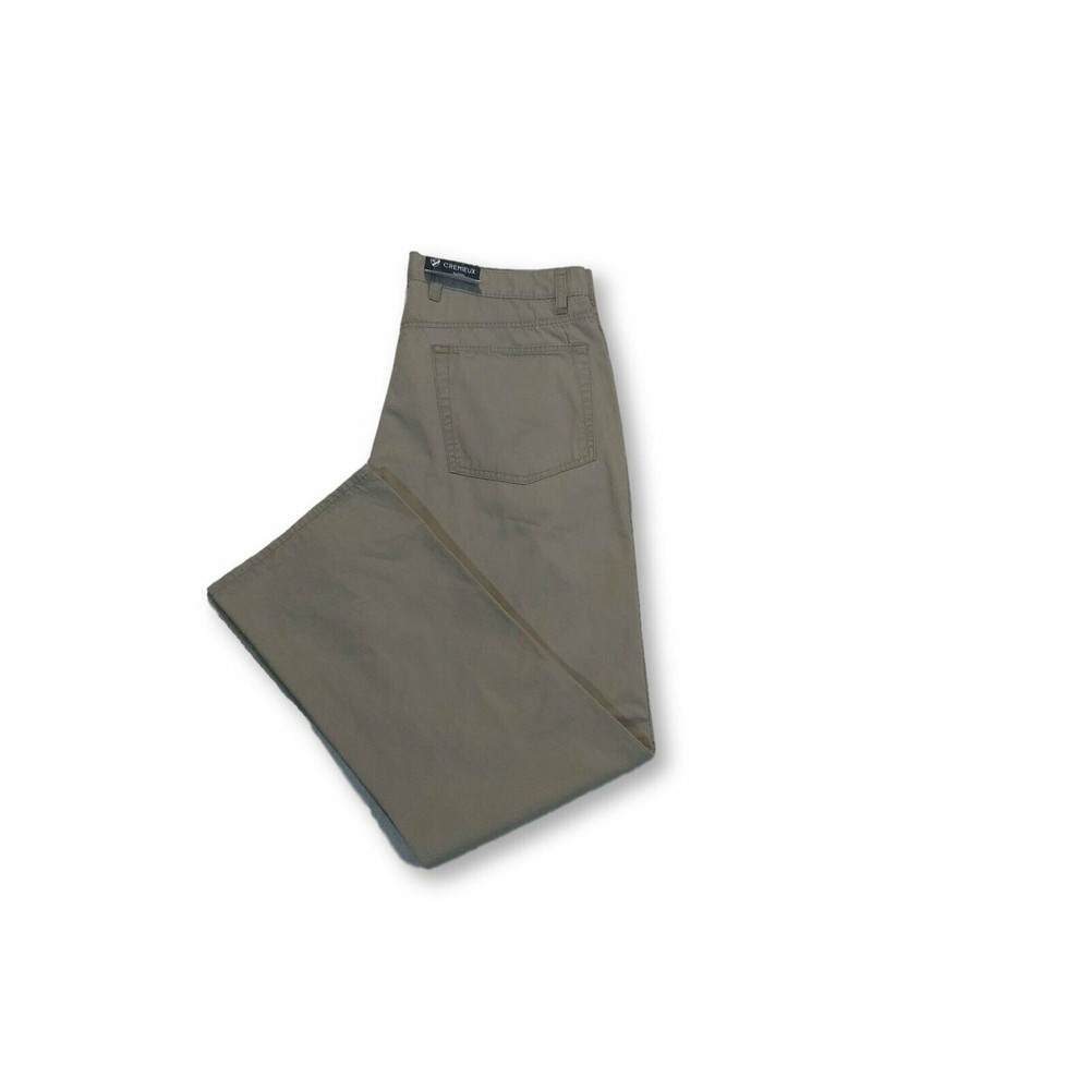 CREMIEUX AUSTIN STRAIGHT FIT PANTS MENS SIZE 34X30 LIGHT BROWN ZIP FLY NEW NWT